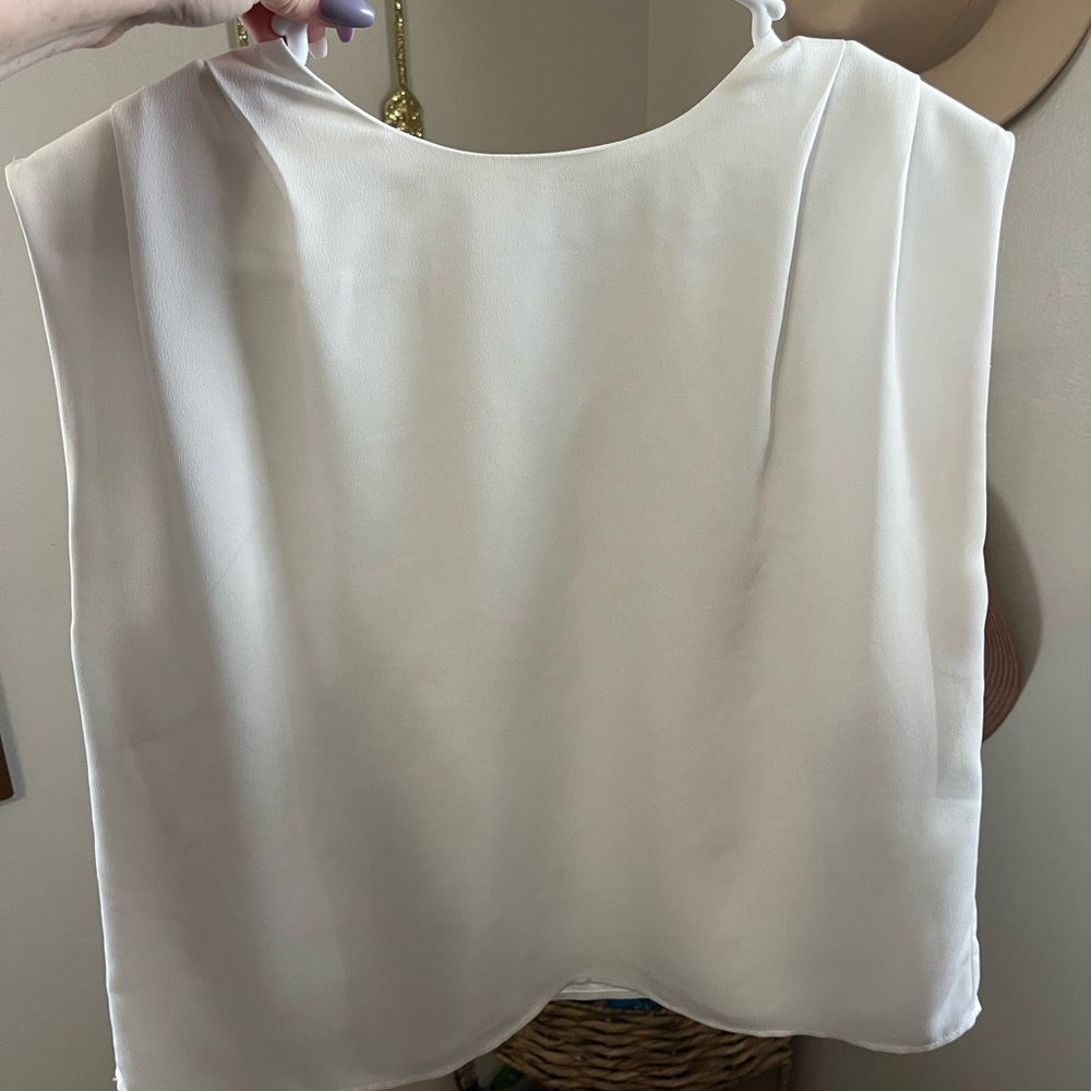 White business casual tank